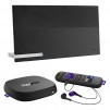 Roku Ultra 4K with 50-Mile One-For-All Amplified Antenna Bundle
