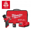 M12 FUEL 12-Volt Lithium-Ion Brushless Cordless 1/4 in. Hex Impact Driver Compact Kit