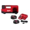 M18 18-Volt Lithium-Ion Cordless Inflator with Two 5.0ah and Charger