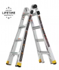 Gorilla Ladders 18 ft Reach MPXA Aluminum Multi-Position Ladder with Tool Hangers, 300 lbs Load Capacity