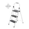 Gorilla Ladders 3-Step Compact Steel Step Stool with 225 lb. Load Capacity Type II Duty Rating (8ft. Reach Height)