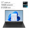 LG gram 17" Intel Evo Platform Laptop - 13th Gen Intel i7-1360P - 2560 x 1600 Display - Windows 11