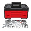 CRAFTSMAN 230-Piece Standard (SAE) and Metric Polished Chrome Mechanics Tool Set with Hard Case
