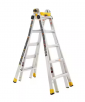 22 ft. Reach MPXA Aluminum Multi-Position Ladder with Project Bucket, 300 lbs. Load Capacity