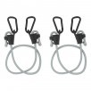 2-Pack 40" National Hardware Adjustable Bungee Cord (Black/Gray; N263-081)
