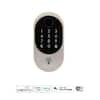 Defiant Hubspace Satin Nickel Biometric Fingerprint Electronic Touchpad Deadbolt (Round or Square)