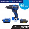 Kobalt XTR 24-volt Max 1/2-in Keyless Brushless Cordless Drill (Battery, Charger & Hard Case) + Free Bare Tool