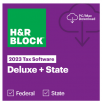 Newegg H&R Block 2023 Tax Software (PC/Mac, Physical or Digital Download): Deluxe $18, Deluxe + State $20, More