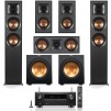 Klipsch Reference R-625FA 5.2 Home Theater System w/Denon AVR-S970H Rcvr, Black