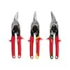 Milwaukee Left, Right, and Straight Aviation Snips (3-Pack)