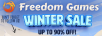 Freedom Games Winter Sale: 5 Games for $5, 10 Games for $10