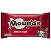 Mounds Snack Size Candy Bars, Gluten Free, Small Bag Dark Chocolate and Coconut 11.3oz
