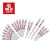 Milwaukee SAWZALL Wood and Metal Cutting Bi-Metal Reciprocating Saw Blade Set Plus 9 Blades (19-Piece)