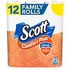 Scott ComfortPlus Toilet Paper 1-Ply 173.0ea x 12 pack: 2 for $5