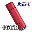 A-DATA PD16 16GB ReadyBoost USB Flash Drive, Red
