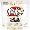 Kit Kat Minis Unwrapped, Wafer Candy, Resealable Bag White Creme 7.6oz
