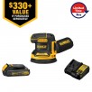 DeWALT 20V MAX XR 5" Brushless Cordless Random Orbital Sander w/ 1.7Ah Battery & Charger
