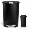 Select Stores: 50L simplehuman Soft-Close Step-On Trash Can+10L simplehuman Slim Trash Can