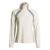 White Sierra Alpha Half-Zip Fleece Shirt - Long Sleeve (For Women)