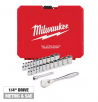 Milwaukee 1/4 in. Drive SAE/Metric Ratchet and Socket Mechanics Tool Set (25-Piece)