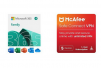 Microsoft 365 Family 15-Month Subscription up to 6 people + McAfee Safe Connect Secure VPN 2024 - Premium Unlim