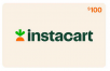 Instacart - $100 E-Gift Card (Email Delivery)  for $79.99