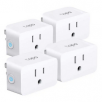 Tapo Mini Smart Wi-Fi Plug, 4-pack, Matter Certified