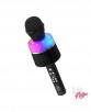 Tzumi Pop Solo Bling Bluetooth Karaoke Microphone with Smartphone Holder (Black)