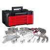 CRAFTSMAN 230-Piece Standard (SAE) and Metric Polished Chrome Mechanics Tool Set with Hard Case