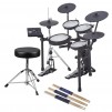 Roland TD-17KVX Gen 2 V-Drums Electronic Drum Set with Stand, Throne & Sticks