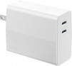 Insignia - 100W Dual Port USB-C Foldable Compact Wall Charger Kit