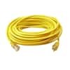 Southwire 100 ft. 12/3 SJTW Hi-Visibility Outdoor Heavy-Duty Extension Cord with Power Light Plug