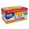 2-Ply Toilet Paper Packs: POM Bath Tissue White (473 sheets/roll, 45 rolls) $0.0115/sq. ft, More