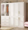 Combination 79" 8-Door Modular Armoire