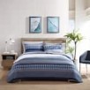 Home Depot- Home Decor:Nautica Addison 3-Piece Blue Cotton Full/Queen Quilt Set for $56.70 & More