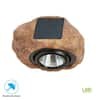 Hampton Bay 1-Light Integrated LED 3000K 30 Lumens Outdoor Solar Rock Spot Light
