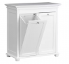 Hampton Harbor 26 in. Double Tilt-Out Hamper in White