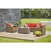 Home Depot - Patio Furniture: Hampton Bay Laguna Point 4-Piece Brown Wicker Outdoor Patio Deep Seating Set $599, More