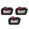 Milwaukee M18 18-Volt Lithium-Ion High Output 12.0Ah Battery Pack (3-Battery)