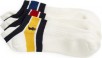 Polo Ralph Lauren Assorted 3-Pack Vintage Varsity Stripe No-Show Socks