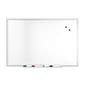 TRU RED Magnetic Steel Dry Erase Board, Satin Frame, 3