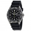 SEIKO 5 Automatic Black Dial Black Rubber Men