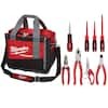 Milwaukee 15 in. PACKOUT Tool Bag & Electrician Hand Tool Set (9-Piece)