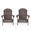 Beachcrest Home Woking Solid Wood Folding Adirondack Chair (Set of 2): Gray $115.99, Blue $119.99