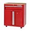 Husky Ready-to-Assemble 24-Gauge Steel 1-Drawer 2-Door Garage Base Cabinet in Red  & More