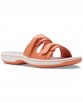 Macys: Clarks Cloudsteppers Breeze Piper Comfort Slide Sandals (Bright Pink) $23.1, More