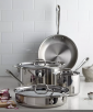 All-Clad D3 Stainless Steel Cookware Set, 7 Piece