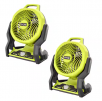 RYOBI ONE+ 18V Cordless 7-1/2 in. Hybrid Fan 2-Pack (Tools Only)