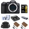 Canon EOS R6 Mark II Mirrorless Camera, Bundle with 2x LP-E6NH Battery and 128GB Memory Card