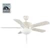 Home Depot - Up to 50% off Ceiling Fan Sale: Hampton Bay Wellston Indoor LED Downrod Ceilling Fan 44" for $45, More